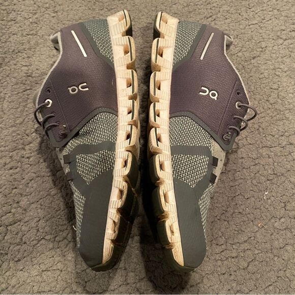 On Cloud Running Cloud 5 Men’s Size 10.5 Olive & Grey - Picture 11 of 12